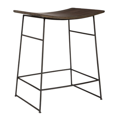 Uttermost - Counter Stool - Thura - Dark Gunmetal- Union Lighting Luminaires Decor