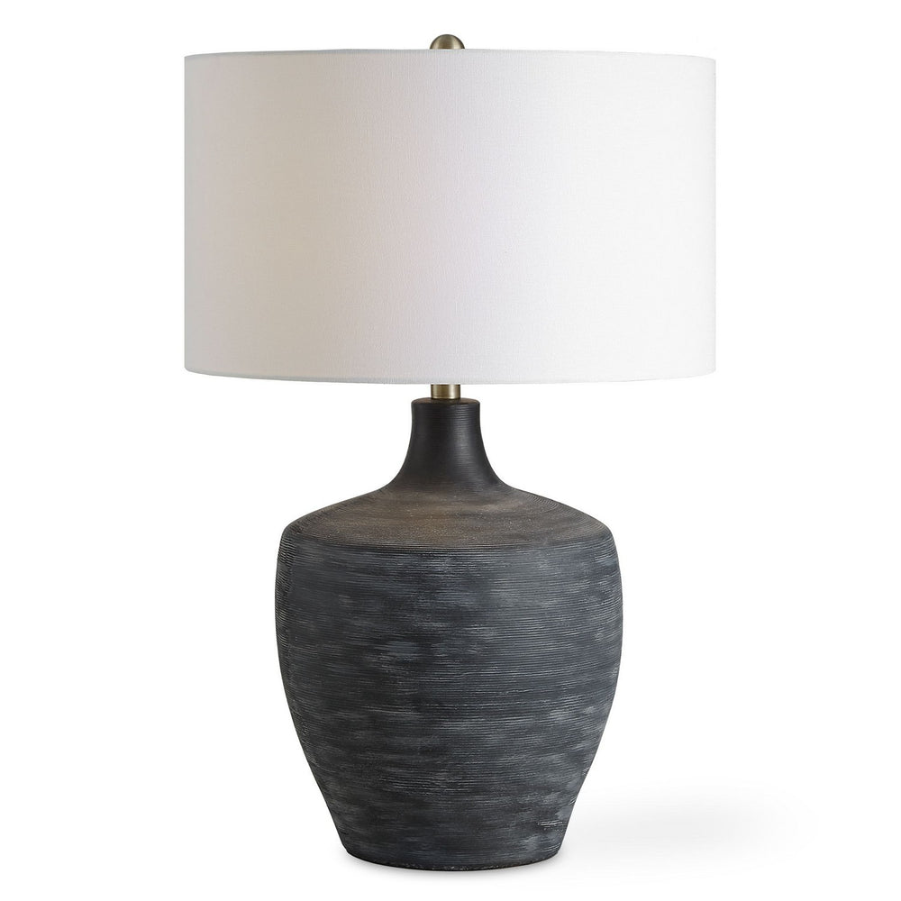 Uttermost - One Light Table Lamp - Graphite - Antique Brass- Union Lighting Luminaires Decor
