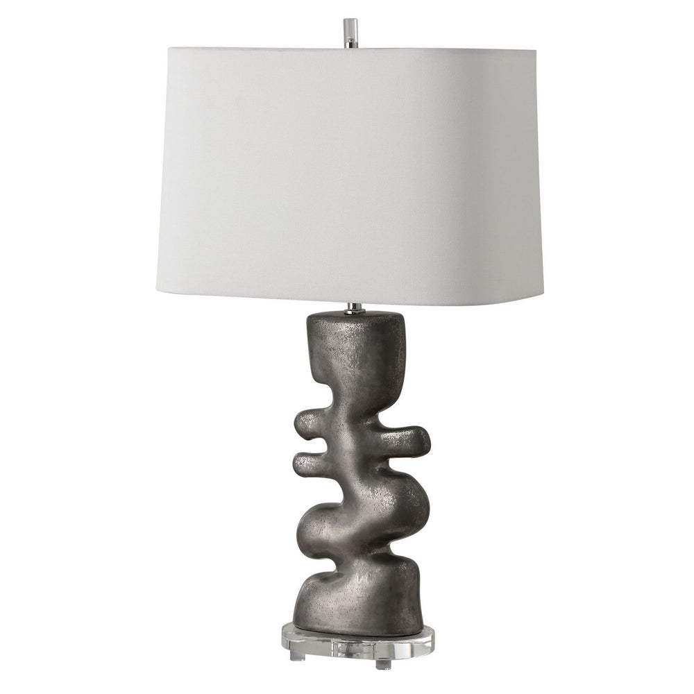 Uttermost - One Light Table Lamp - Free Flowing - Tarnished Nickel- Union Lighting Luminaires Decor
