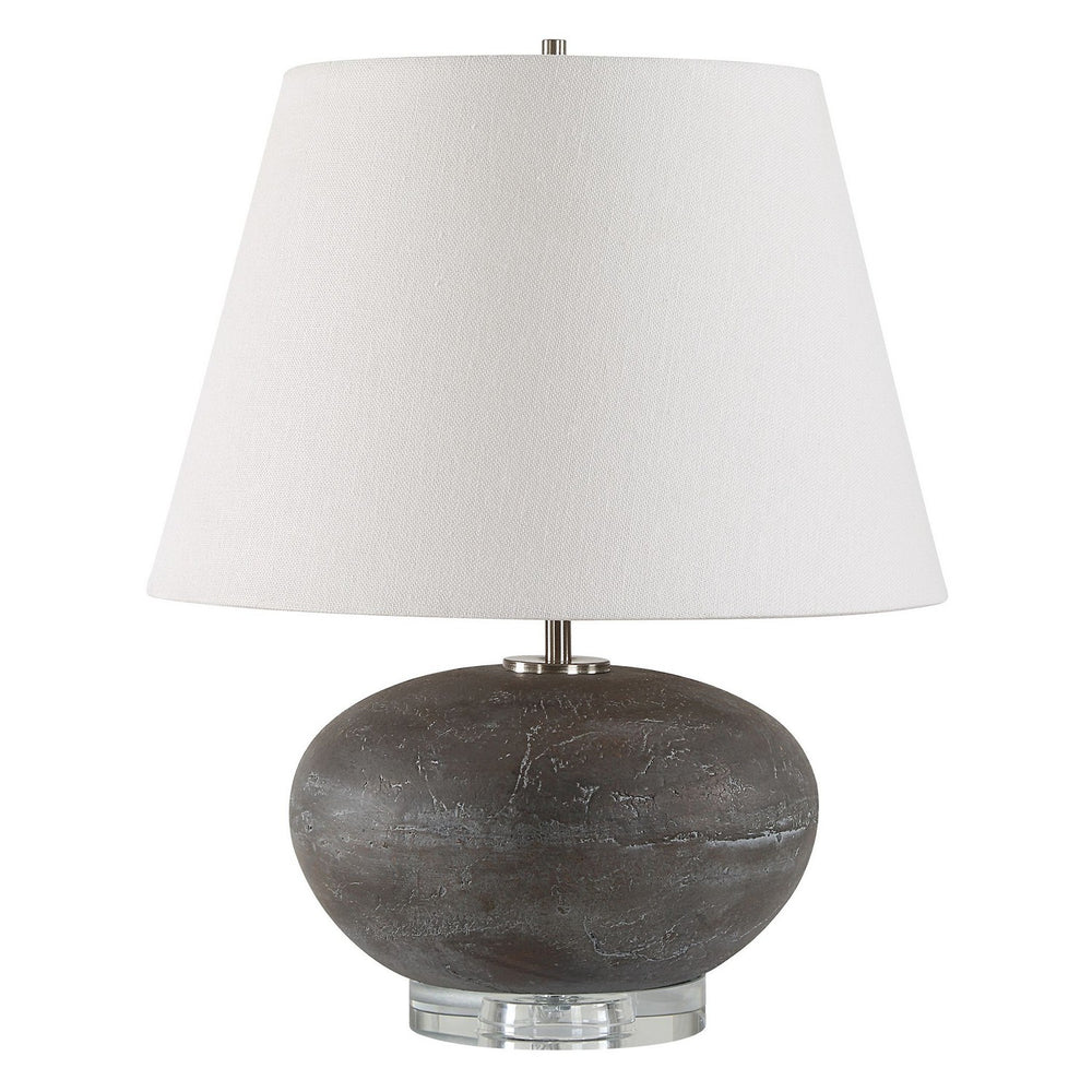 Uttermost - One Light Table Lamp - Beckley - Plated Nickel- Union Lighting Luminaires Decor