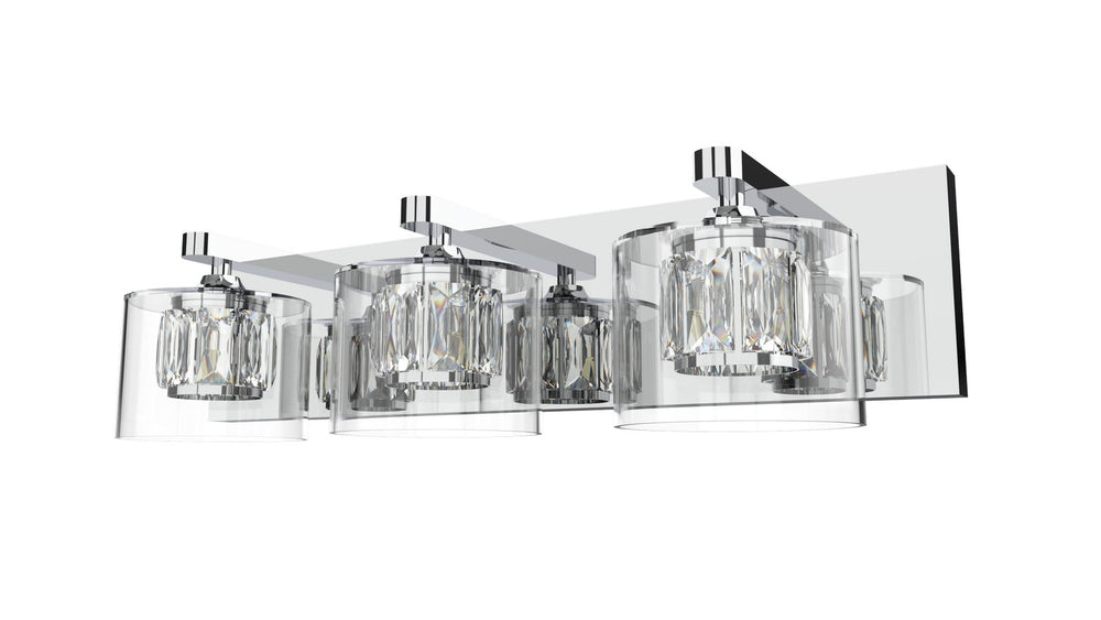 Vinci Lighting - Three Light Vanity - Chrome- Union Lighting Luminaires Decor