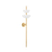 Corbett Lighting Canada - LED Wall Sconce - Evander - Vintage Gold Leaf/Gesso White- Union Lighting Luminaires Decor