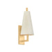 Corbett Lighting Canada - One Light Wall Sconce - Tirana - Vintage Gold Leaf- Union Lighting Luminaires Decor