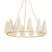 Corbett Lighting Canada - 12 Light Chandelier - Tirana - Vintage Gold Leaf- Union Lighting Luminaires Decor