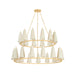 Corbett Lighting Canada - 27 Light Chandelier - Tirana - Vintage Gold Leaf- Union Lighting Luminaires Decor
