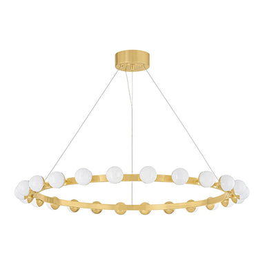 Corbett Lighting Canada - LED Chandelier - Linus - Vintage Brass- Union Lighting Luminaires Decor