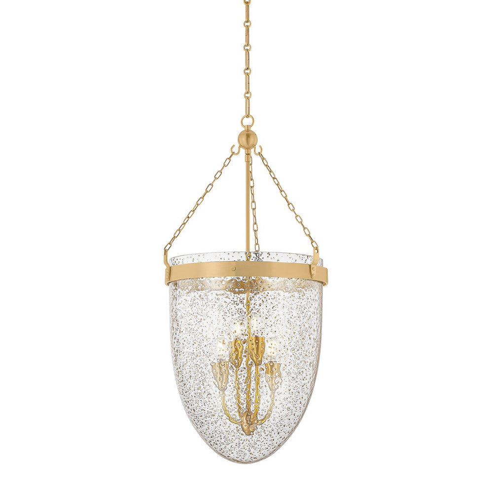 Corbett Lighting Canada - Four Light Lantern - Angus - Vintage Brass- Union Lighting Luminaires Decor