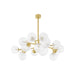 Corbett Lighting Canada - 15 Light Chandelier - Glasgow - Vintage Polished Brass- Union Lighting Luminaires Decor