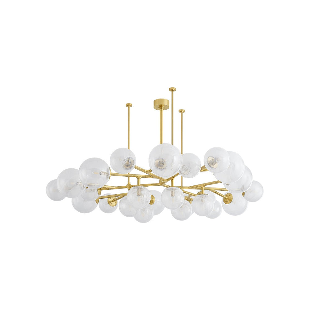 Corbett Lighting Canada - 24 Light Chandelier - Glasgow - Vintage Polished Brass- Union Lighting Luminaires Decor