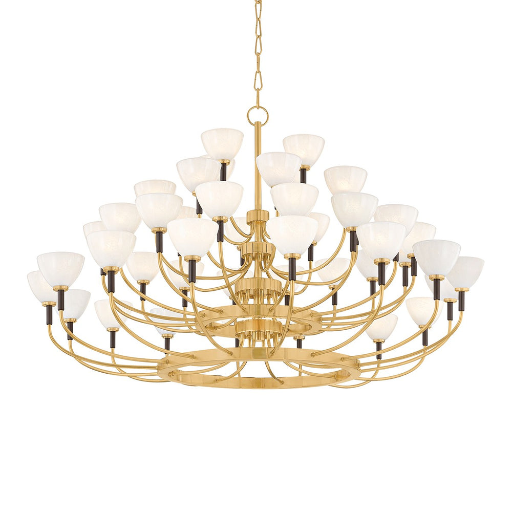 Corbett Lighting Canada - LED Chandelier - Brahma - Vintage Polished Brass/Bronze- Union Lighting Luminaires Decor