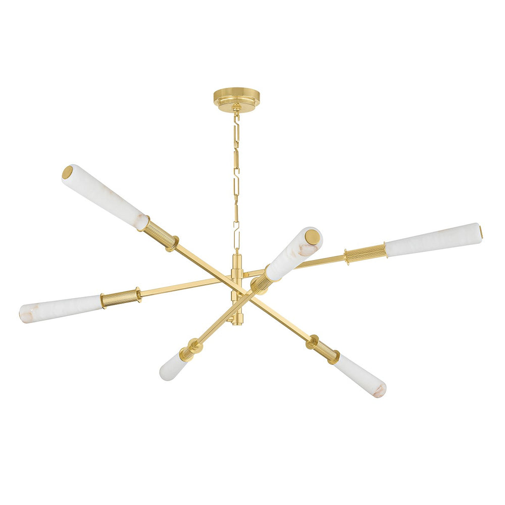 Corbett Lighting Canada - LED Chandelier - Dashiell - Vintage Polished Brass- Union Lighting Luminaires Decor
