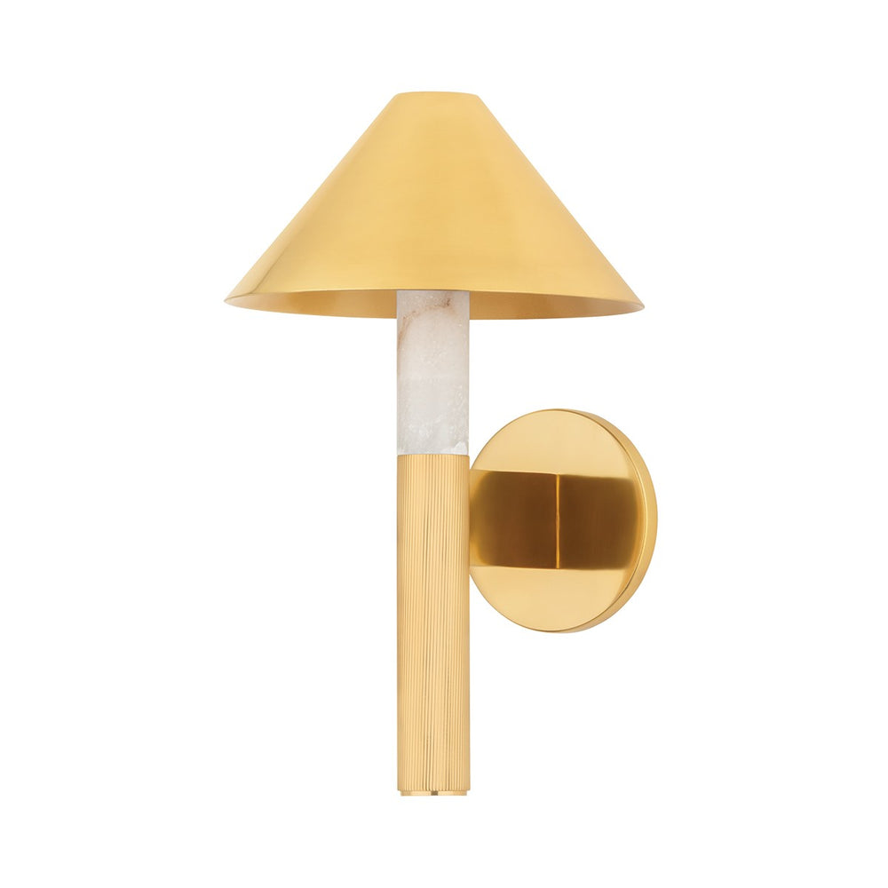 Corbett Lighting Canada - One Light Wall Sconce - Altona - Vintage Brass- Union Lighting Luminaires Decor
