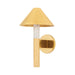 Corbett Lighting Canada - One Light Wall Sconce - Altona - Vintage Brass- Union Lighting Luminaires Decor