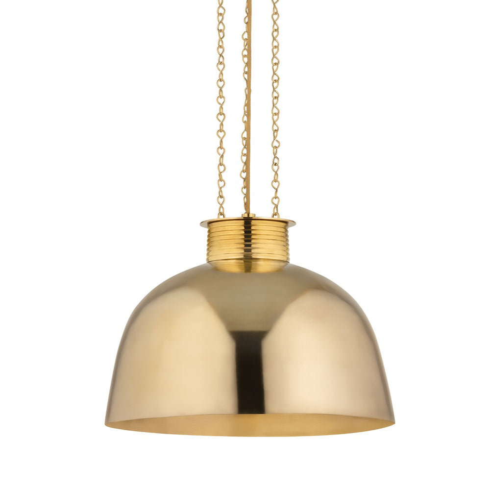 Corbett Lighting Canada - One Light Pendant - Perseus - Vintage Brass- Union Lighting Luminaires Decor