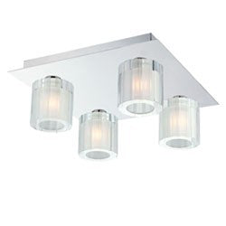 ELK Home - Two Light Flush Mount - Tiara - Chrome- Union Lighting Luminaires Decor