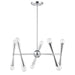 Meridian - Ten Light Chandelier - Chrome- Union Lighting Luminaires Decor
