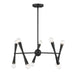 Meridian - Ten Light Chandelier - Matte Black- Union Lighting Luminaires Decor