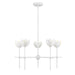 Meridian - LED Chandelier - Bisque White- Union Lighting Luminaires Decor