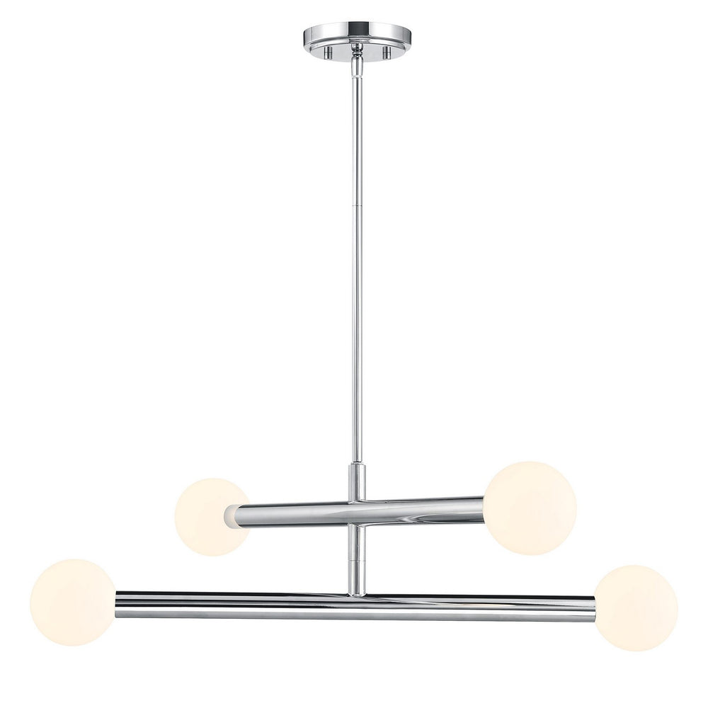 Meridian - LED Chandelier - Chrome- Union Lighting Luminaires Decor