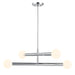 Meridian - LED Chandelier - Chrome- Union Lighting Luminaires Decor