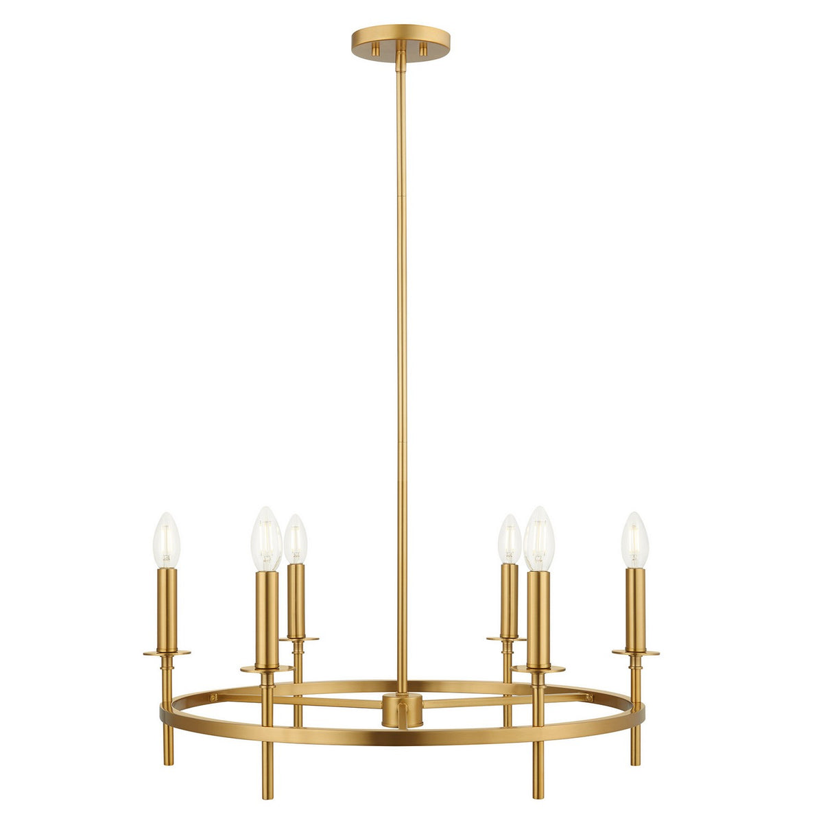 Meridian - Six Light Chandelier — Union Lighting & Decor