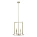 Meridian - Four Light Pendant - Brushed Nickel- Union Lighting Luminaires Decor