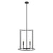 Meridian - Four Light Pendant - Matte Black- Union Lighting Luminaires Decor