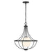 Meridian - One Light Pendant - Matte Black- Union Lighting Luminaires Decor