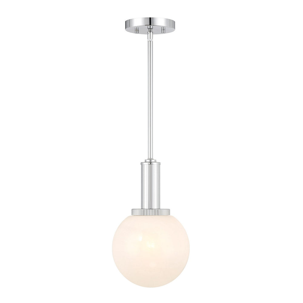 Meridian - One Light Pendant - Chrome- Union Lighting Luminaires Decor