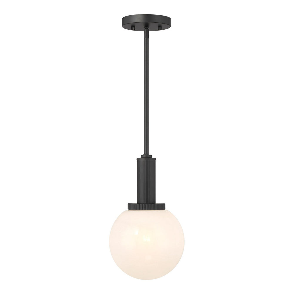 Meridian - One Light Pendant - Matte Black- Union Lighting Luminaires Decor