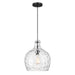 Meridian - One Light Pendant - Matte Black- Union Lighting Luminaires Decor