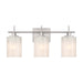 Meridian - Three Light Bathroom Vanity - Brushed Nickel- Union Lighting Luminaires Decor