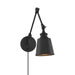 Meridian - One Light Wall Sconce (Set of 2) - Matte Black- Union Lighting Luminaires Decor