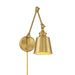 Meridian - One Light Wall Sconce (Set of 2) - Natural Brass- Union Lighting Luminaires Decor