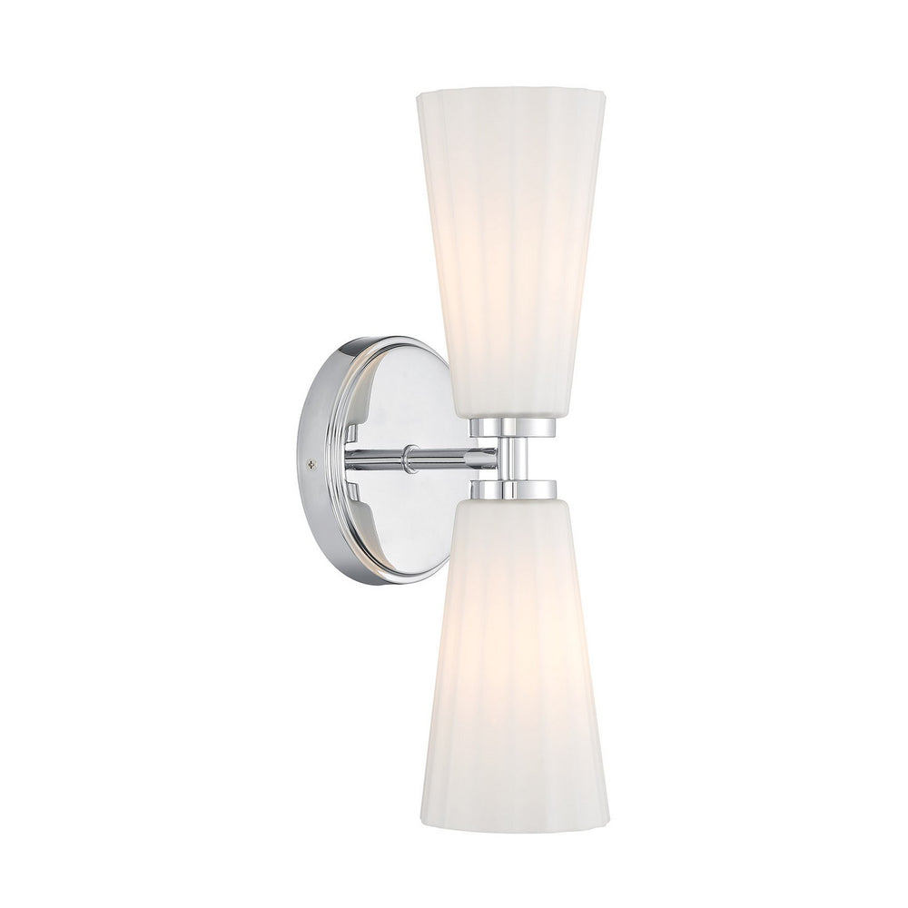 Meridian - Two Light Wall Sconce - Chrome- Union Lighting Luminaires Decor