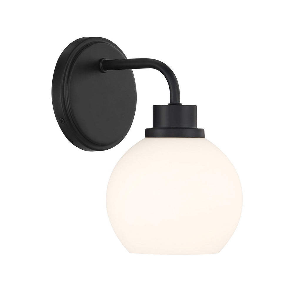 Meridian - One Light Wall Sconce - Matte Black- Union Lighting Luminaires Decor