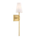 Meridian - One Light Wall Sconce - Natural Brass- Union Lighting Luminaires Decor