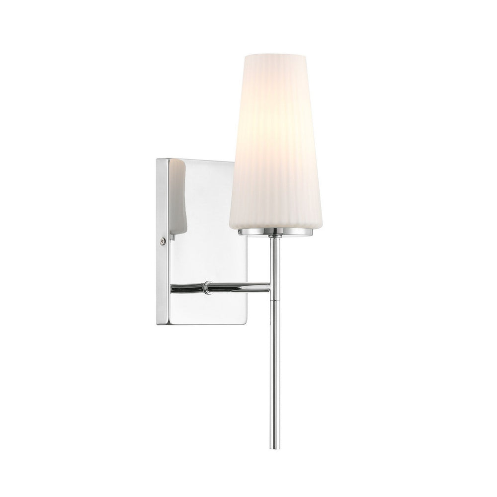 Meridian - One Light Wall Sconce - Chrome- Union Lighting Luminaires Decor