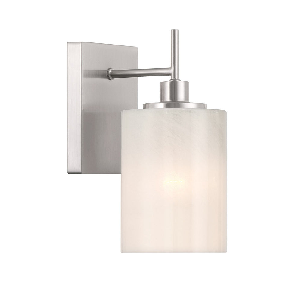 Meridian - One Light Wall Sconce - Brushed Nickel- Union Lighting Luminaires Decor