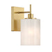 Meridian - One Light Wall Sconce - Natural Brass- Union Lighting Luminaires Decor