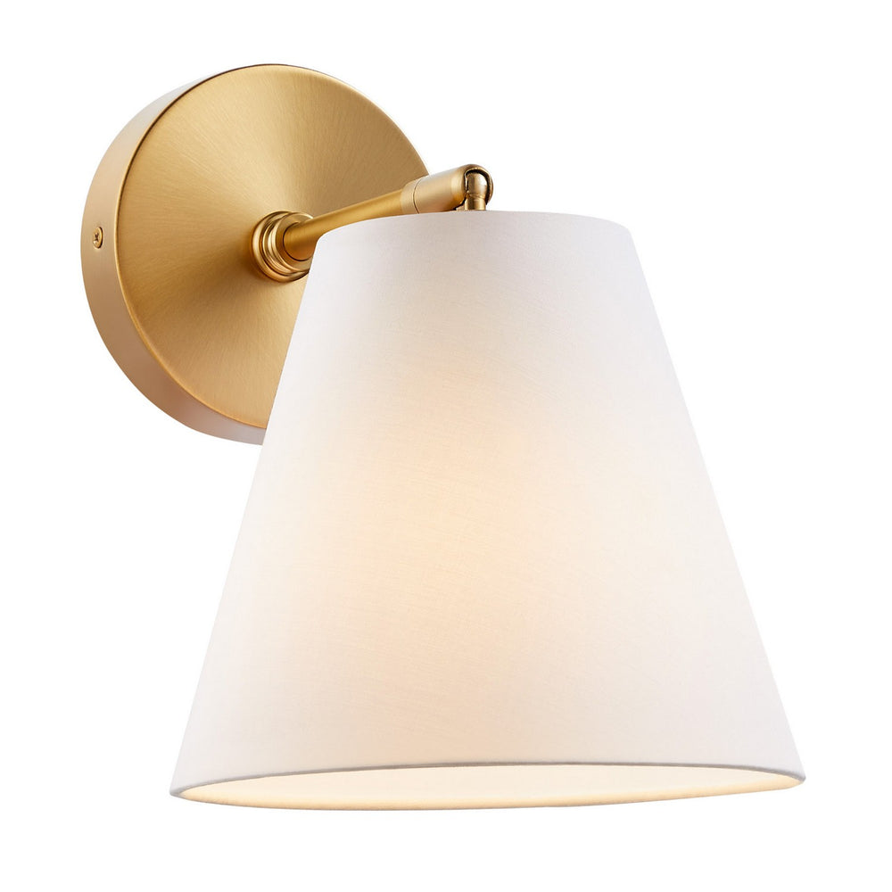 Meridian - One Light Wall Sconce - Natural Brass- Union Lighting Luminaires Decor