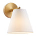 Meridian - One Light Wall Sconce - Natural Brass- Union Lighting Luminaires Decor