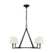 Visual Comfort Studio Canada - Four Light Chandelier - Perth - Aged Iron- Union Lighting Luminaires Decor