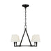 Visual Comfort Studio Canada - Four Light Chandelier - Perth - Aged Iron- Union Lighting Luminaires Decor