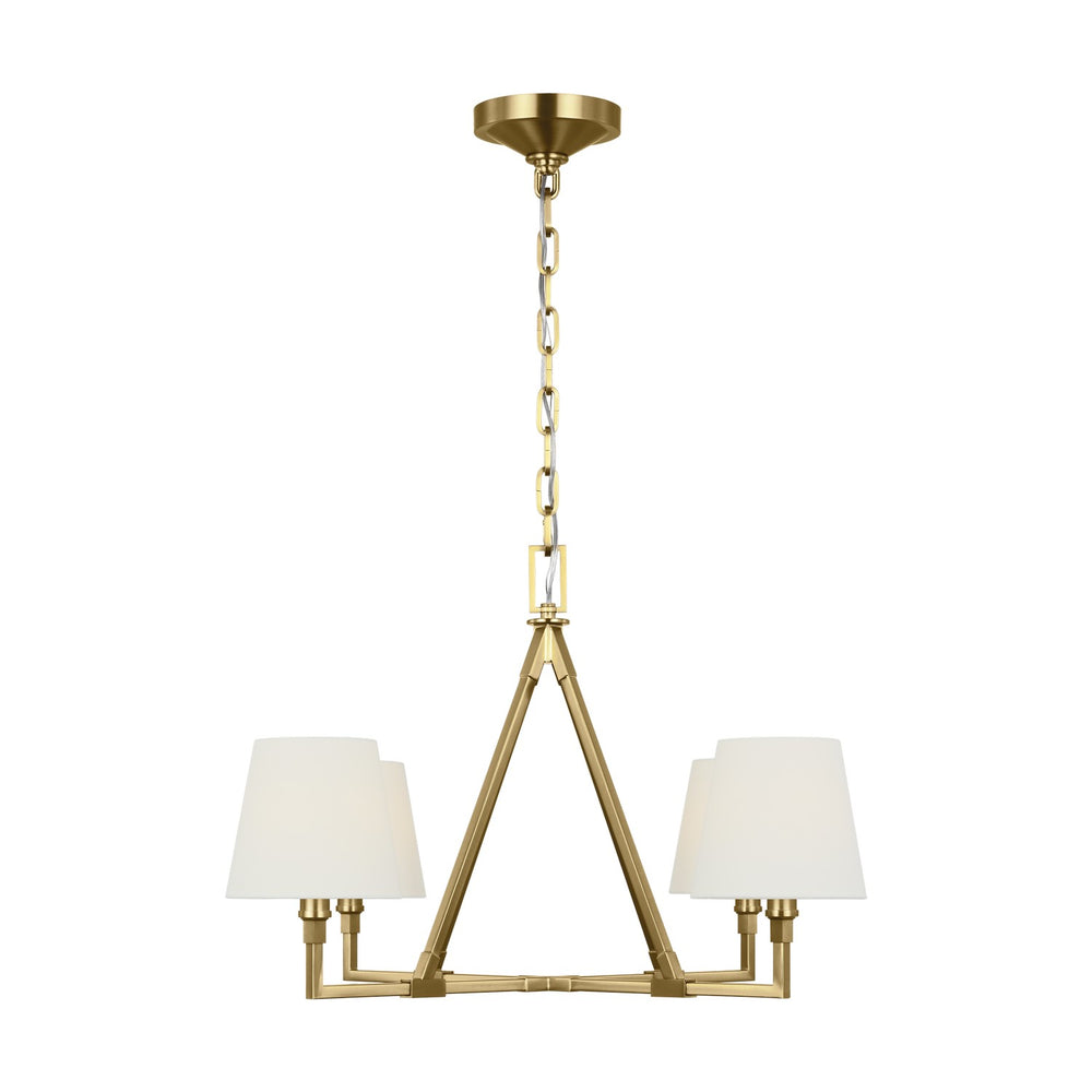 Visual Comfort Studio Canada - Four Light Chandelier - Perth - Burnished Brass- Union Lighting Luminaires Decor