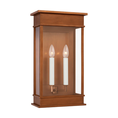 Visual Comfort Studio Canada - Two Light Wall Lantern - Cupertino - Natural Copper- Union Lighting Luminaires Decor