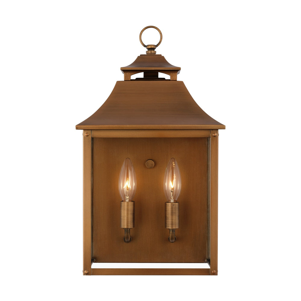 Visual Comfort Studio Canada - Two Light Wall Lantern - Galena - Natural Copper- Union Lighting Luminaires Decor