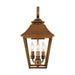 Visual Comfort Studio Canada - Three Light Wall Lantern - Galena - Natural Copper- Union Lighting Luminaires Decor