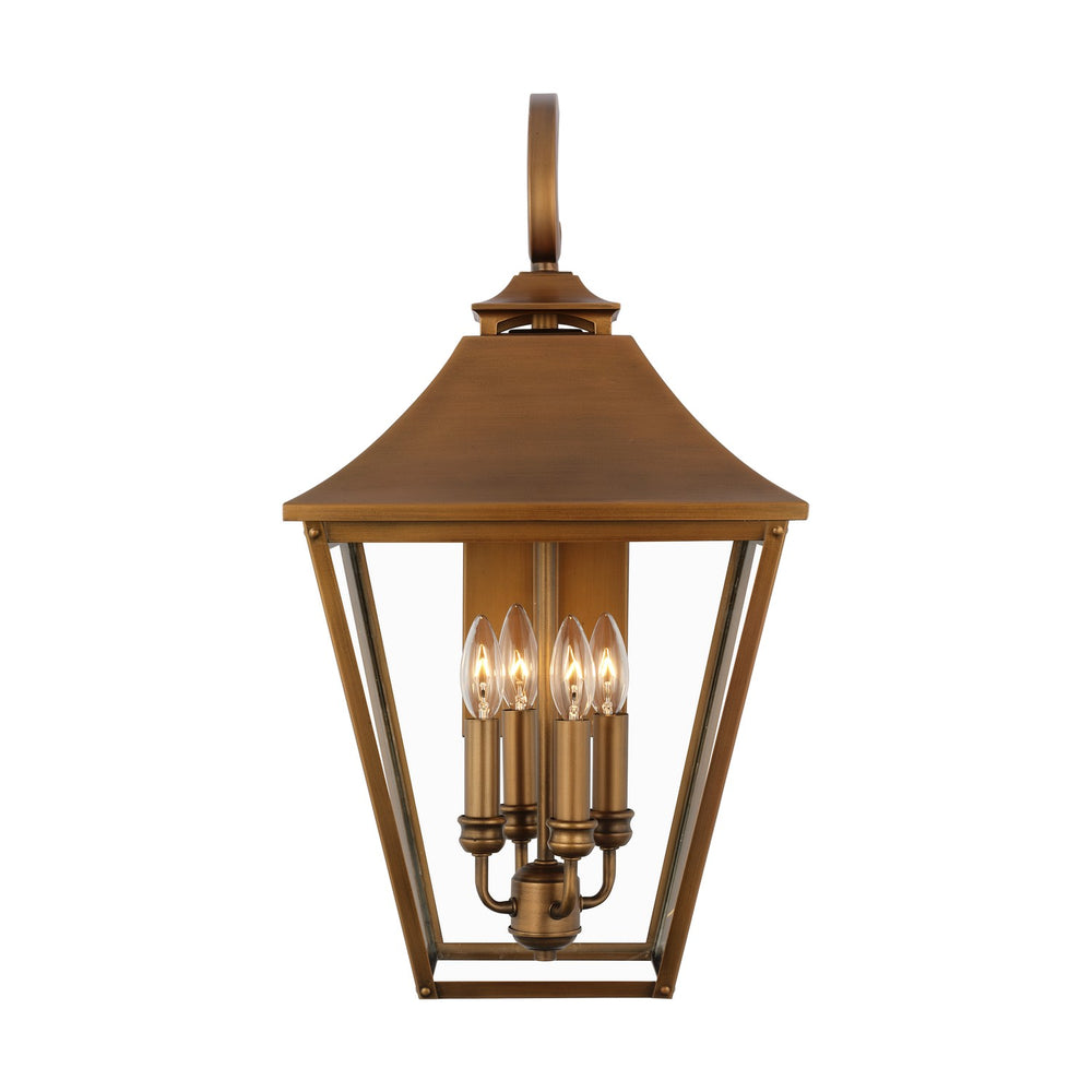 Visual Comfort Studio Canada - Four Light Wall Lantern - Galena - Natural Copper- Union Lighting Luminaires Decor