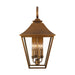 Visual Comfort Studio Canada - Four Light Wall Lantern - Galena - Natural Copper- Union Lighting Luminaires Decor